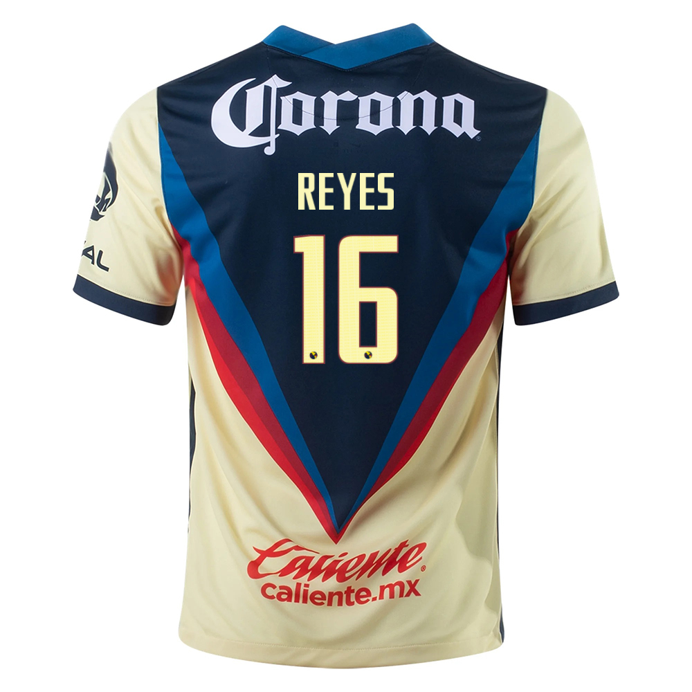 Kinder Fußball Luis Reyes #16 Heimtrikot Gelb Trikot 2020/21 Hemd