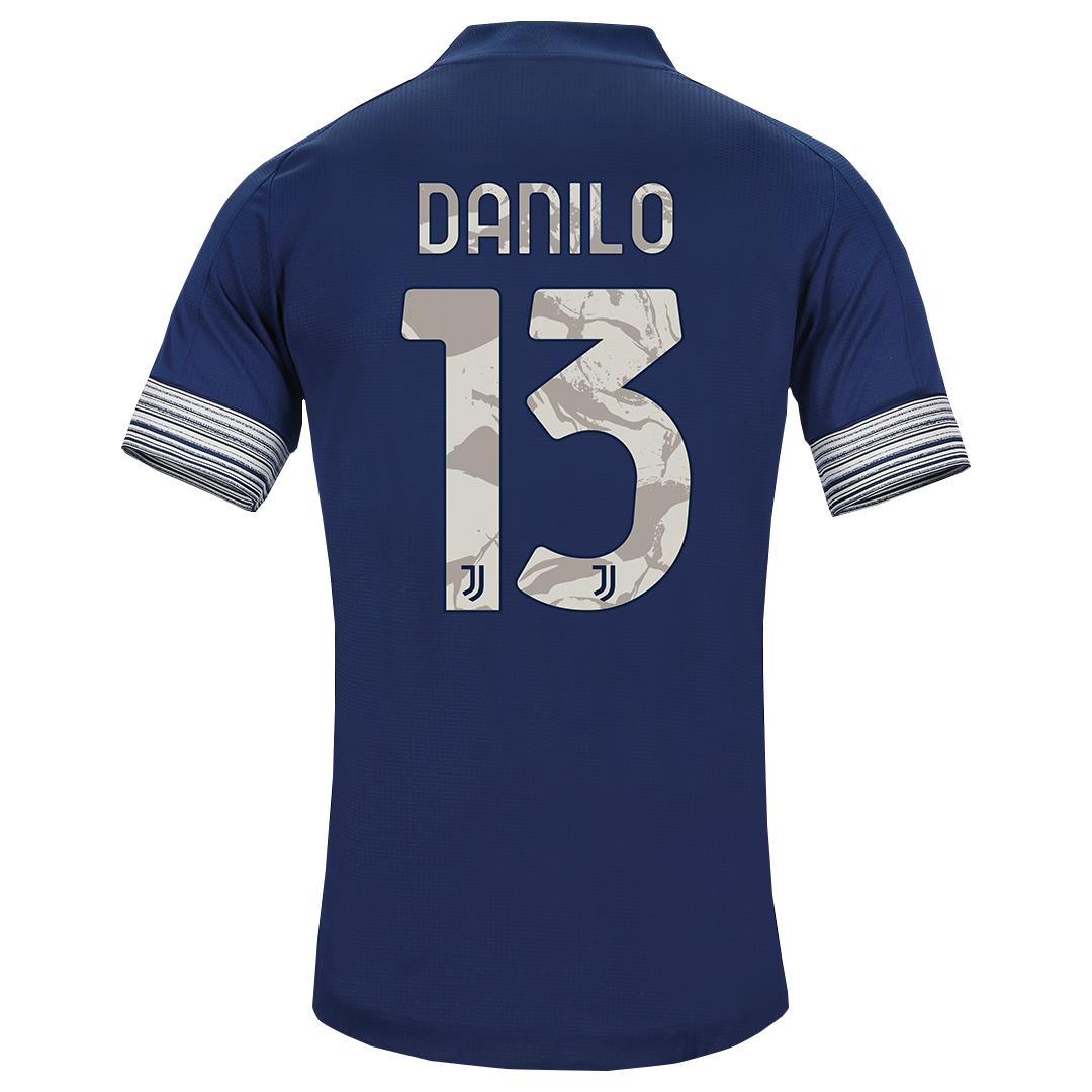 Kinder Fußball Danilo #13 Auswärtstrikot Dunkelheit Trikot 2020/21 Hemd