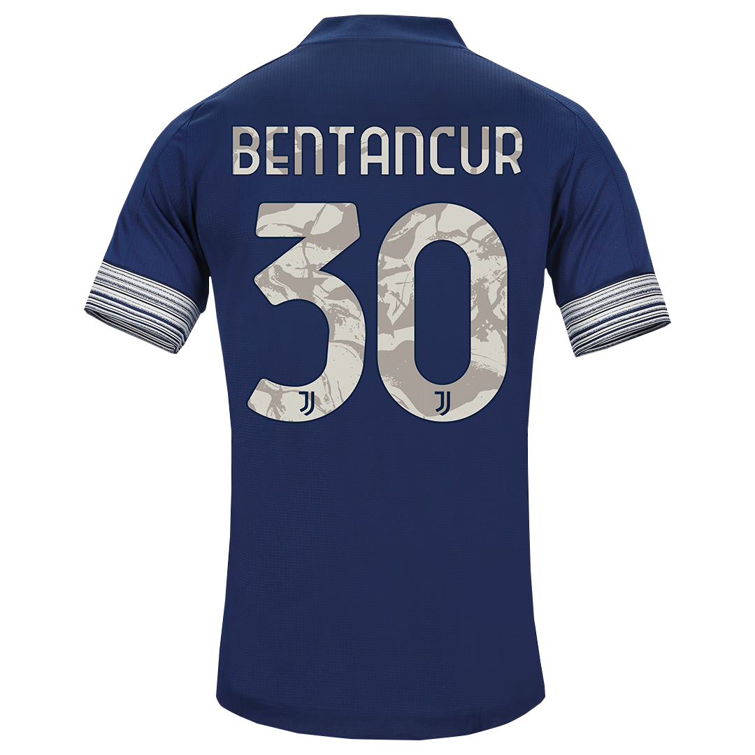 Kinder Fußball Rodrigo Bentancur #30 Auswärtstrikot Dunkelheit Trikot 2020/21 Hemd