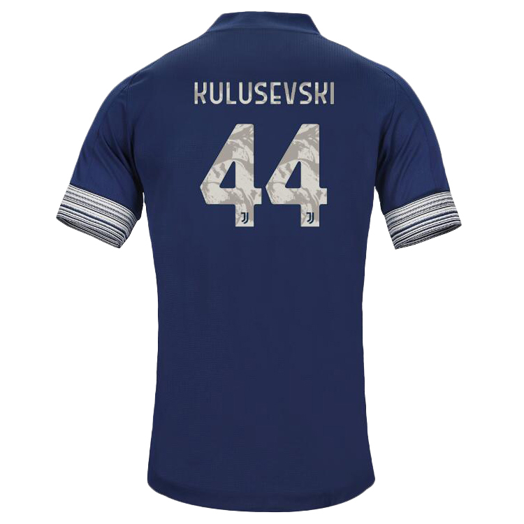 Kinder Fußball Dejan Kulusevski #44 Auswärtstrikot Dunkelheit Trikot 2020/21 Hemd