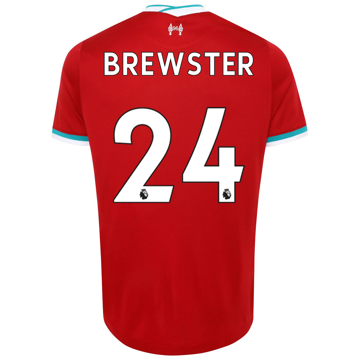 Kinder Fußball Rhian Brewster #24 Heimtrikot Rot Trikot 2020/21 Hemd