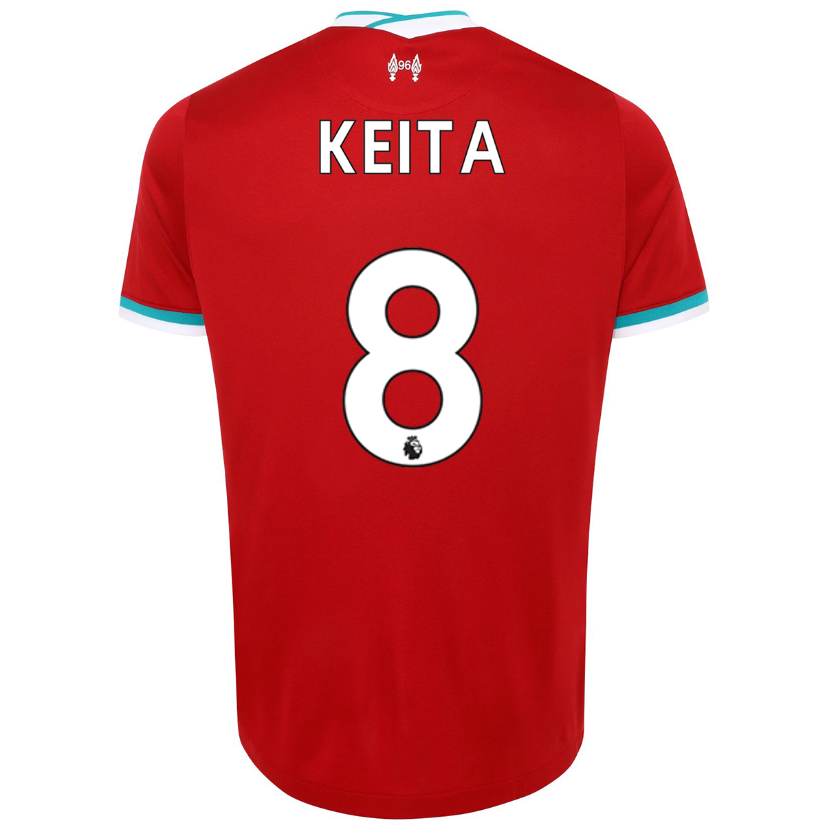 Kinder Fußball Naby Keita #8 Heimtrikot Rot Trikot 2020/21 Hemd