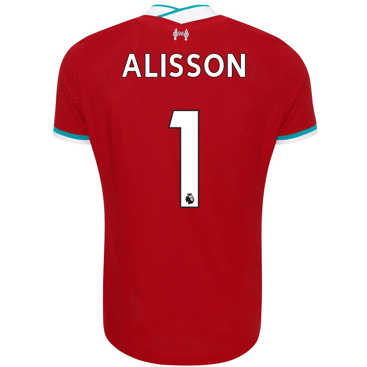 Kinder Fußball Alisson #1 Heimtrikot Rot Trikot 2020/21 Hemd