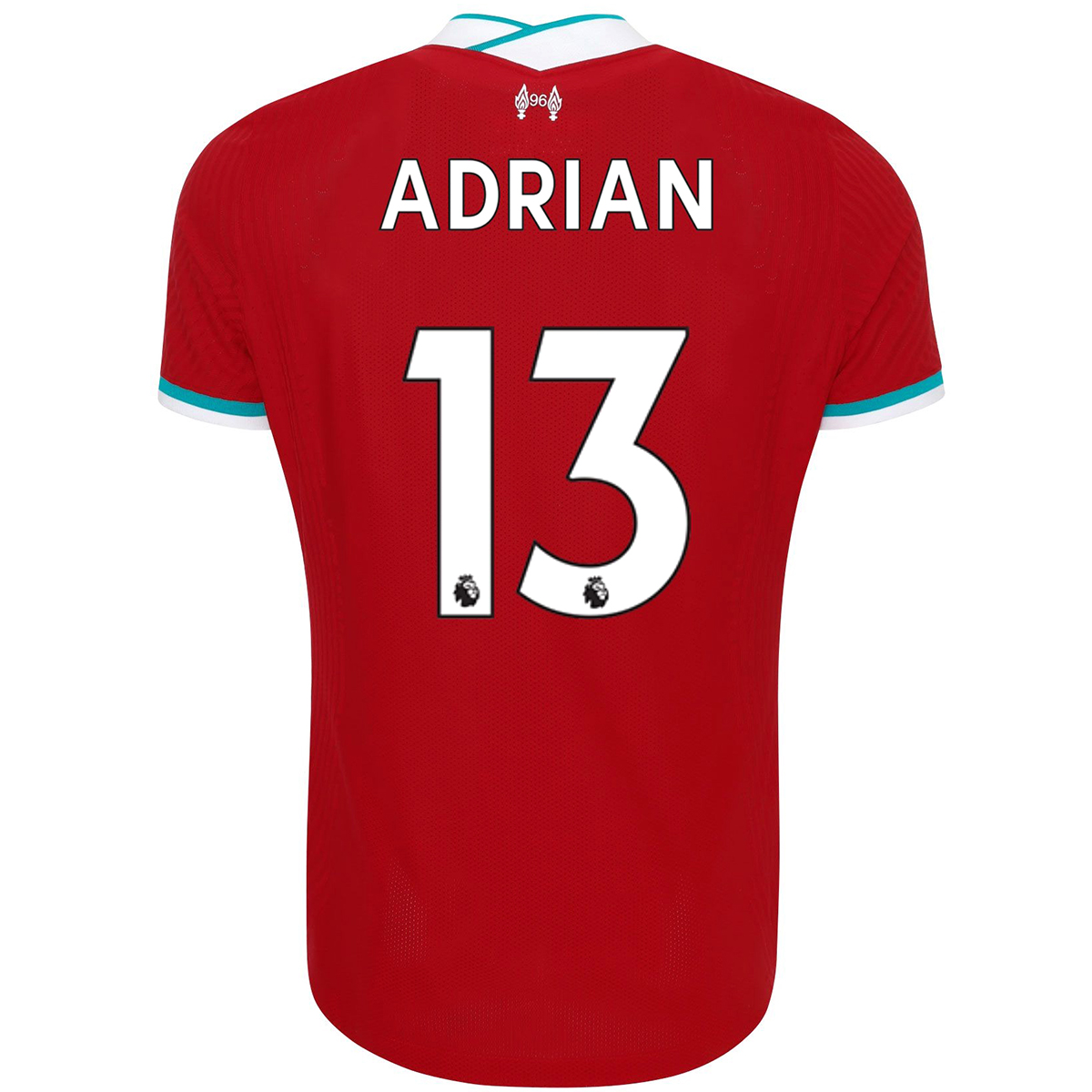 Kinder Fußball Adrian #13 Heimtrikot Rot Trikot 2020/21 Hemd