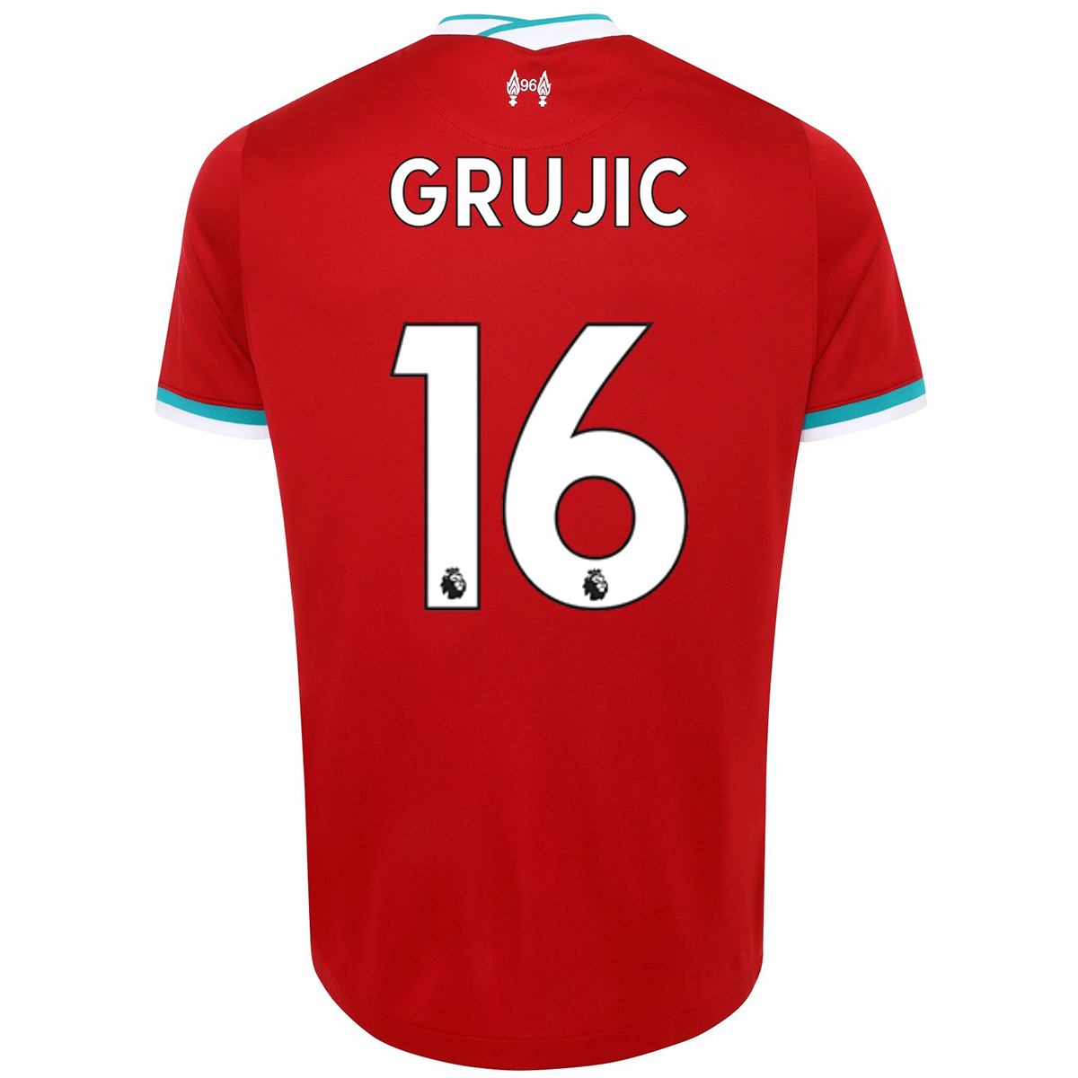 Kinder Fußball Marko Grujic #16 Heimtrikot Rot Trikot 2020/21 Hemd