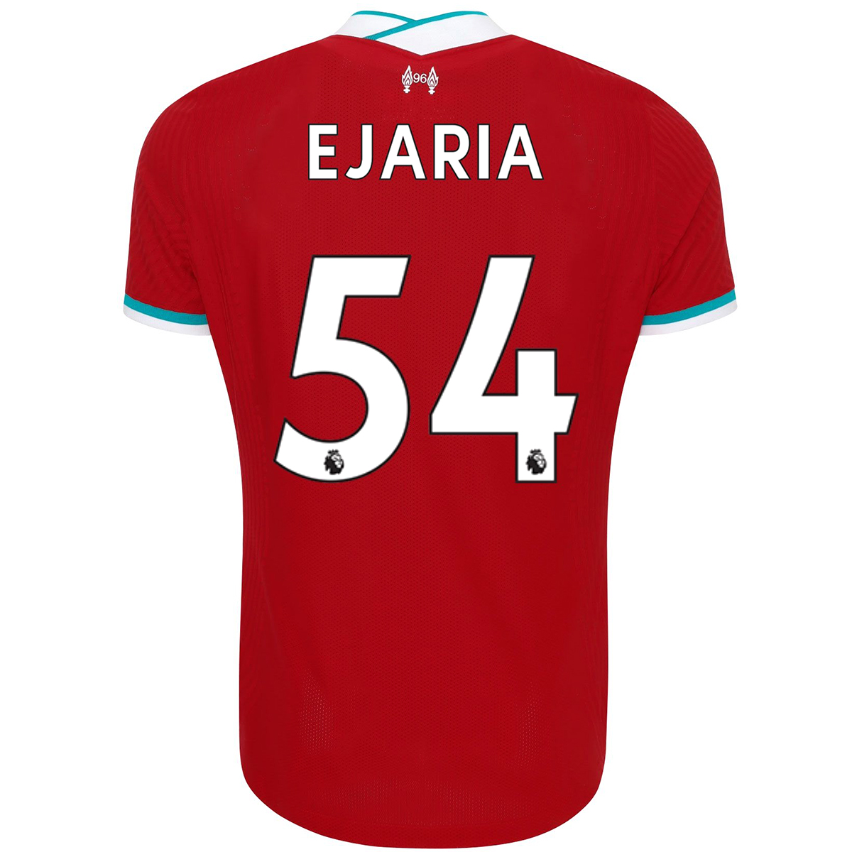 Kinder Fußball Ovie Ejaria #54 Heimtrikot Rot Trikot 2020/21 Hemd