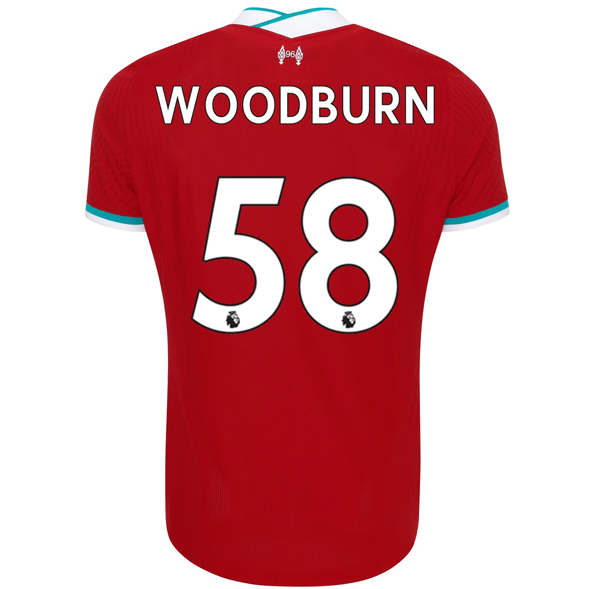 Kinder Fußball Ben Woodburn #58 Heimtrikot Rot Trikot 2020/21 Hemd