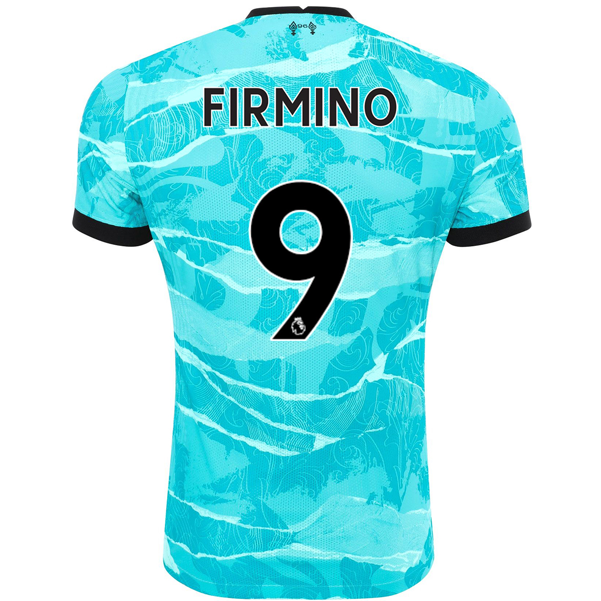 Kinder Fußball Roberto Firmino #9 Auswärtstrikot Blau Trikot 2020/21 Hemd