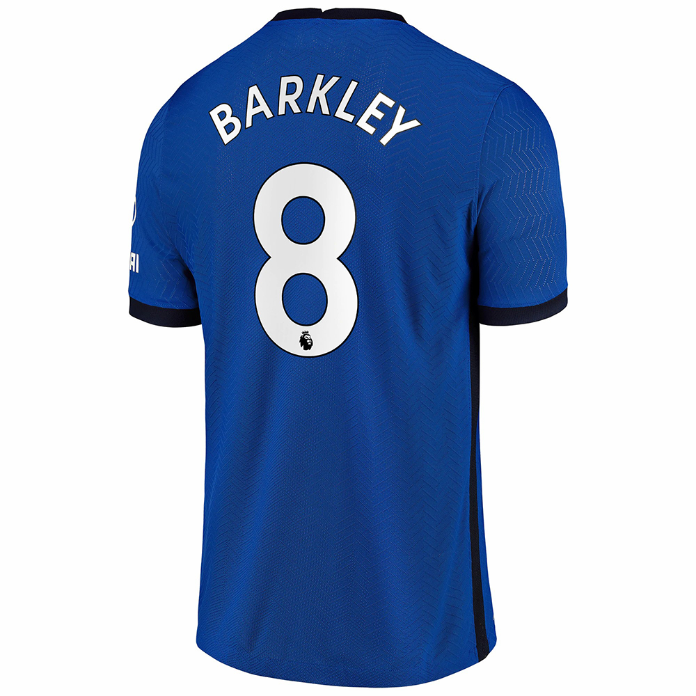 Kinder Fußball Ross Barkley #8 Heimtrikot Blau Trikot 2020/21 Hemd