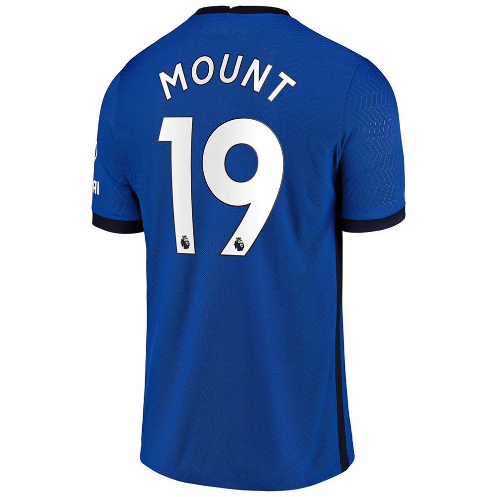 Kinder Fußball Mason Mount #19 Heimtrikot Blau Trikot 2020/21 Hemd