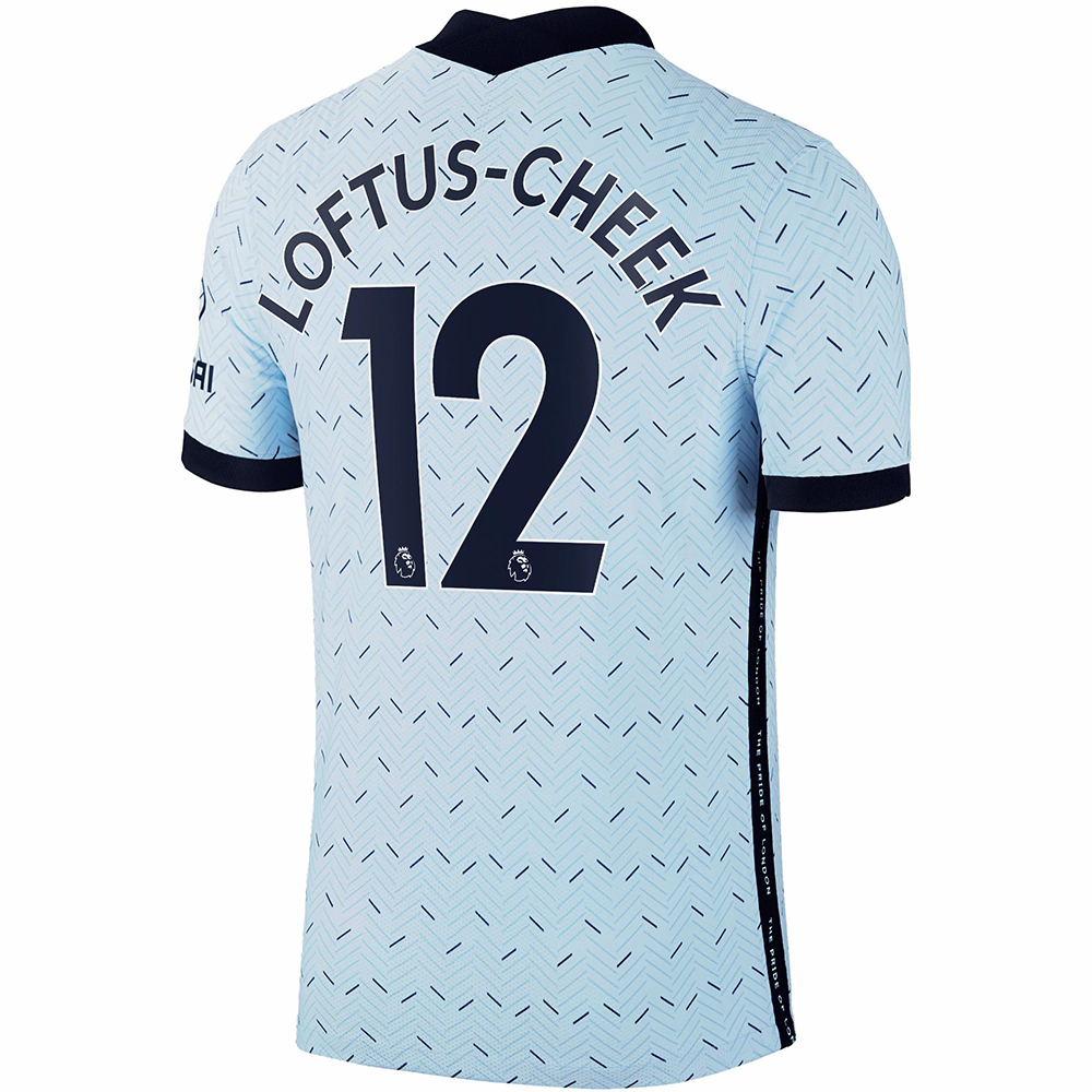 Kinder Fußball Ruben Loftus-cheek #12 Auswärtstrikot Hellblau Trikot 2020/21 Hemd