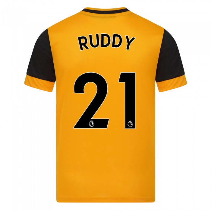 Kinder Fußball John Ruddy #21 Heimtrikot Orange Trikot 2020/21 Hemd