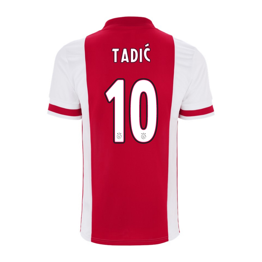 Kinder Fußball Dusan Tadic #10 Heimtrikot Rot Trikot 2020/21 Hemd