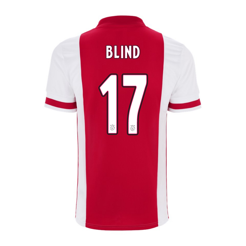 Kinder Fußball Daley Blind #17 Heimtrikot Rot Trikot 2020/21 Hemd