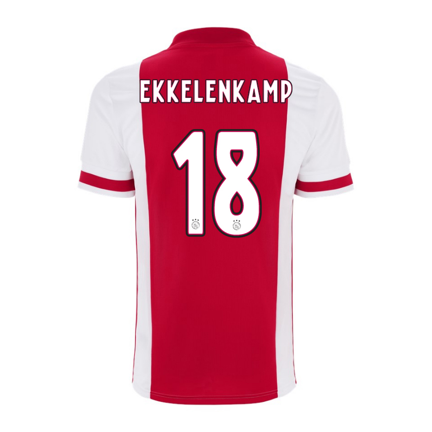 Kinder Fußball Jurgen Ekkelenkamp #18 Heimtrikot Rot Trikot 2020/21 Hemd