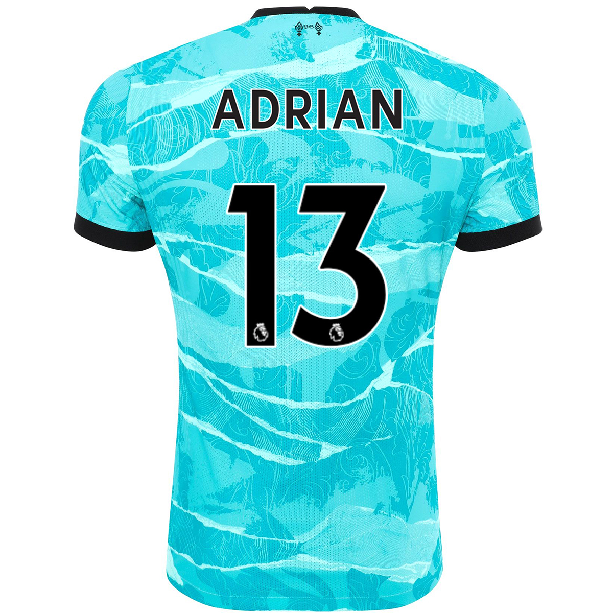 Kinder Fußball Adrian #13 Auswärtstrikot Blau Trikot 2020/21 Hemd