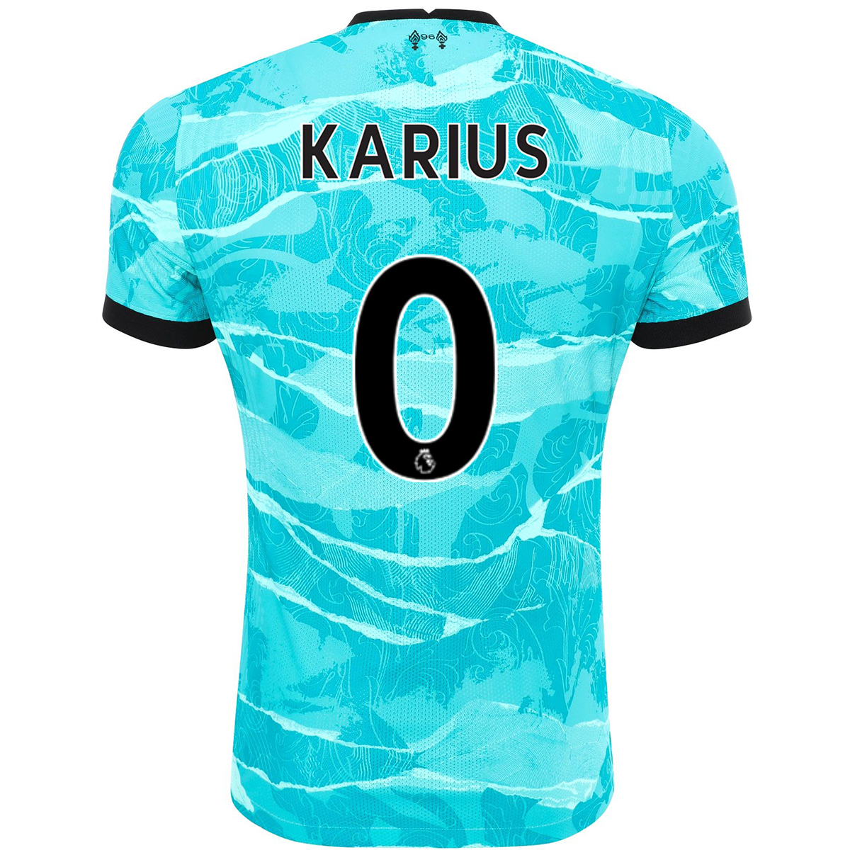 Kinder Fußball Loris Karius #0 Auswärtstrikot Blau Trikot 2020/21 Hemd