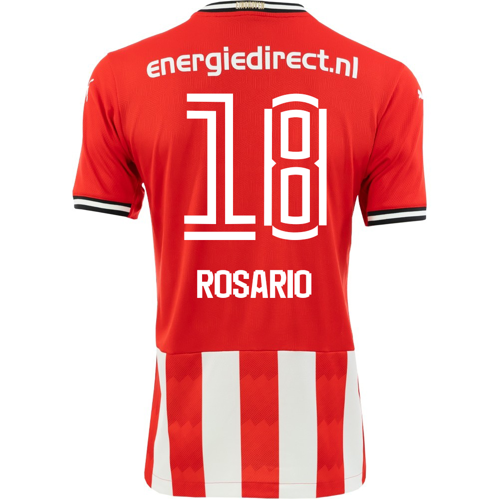 Kinder Fußball Pablo Rosario #18 Heimtrikot Rot Trikot 2020/21 Hemd