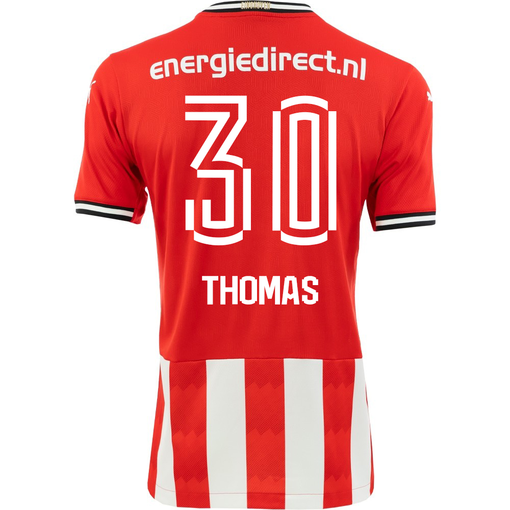 Kinder Fußball Ryan Thomas #30 Heimtrikot Rot Trikot 2020/21 Hemd