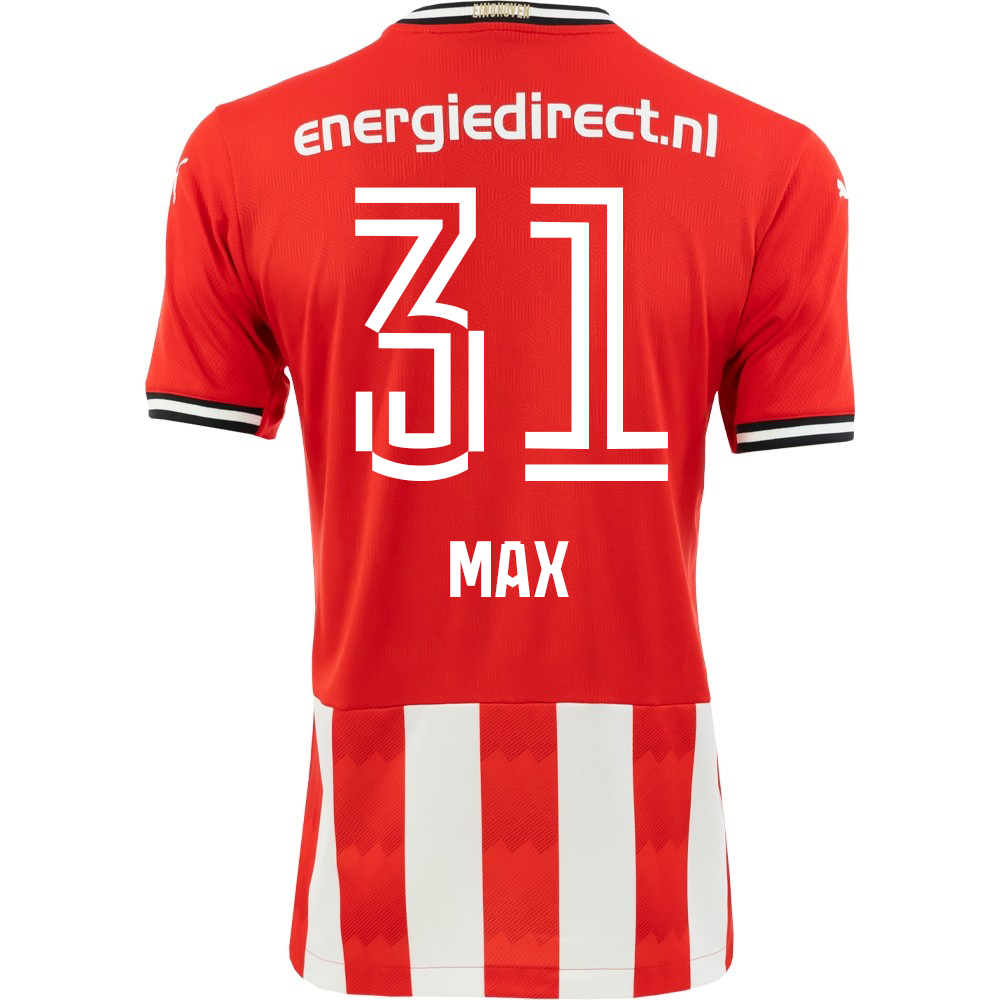 Kinder Fußball Philipp Max #31 Heimtrikot Rot Trikot 2020/21 Hemd
