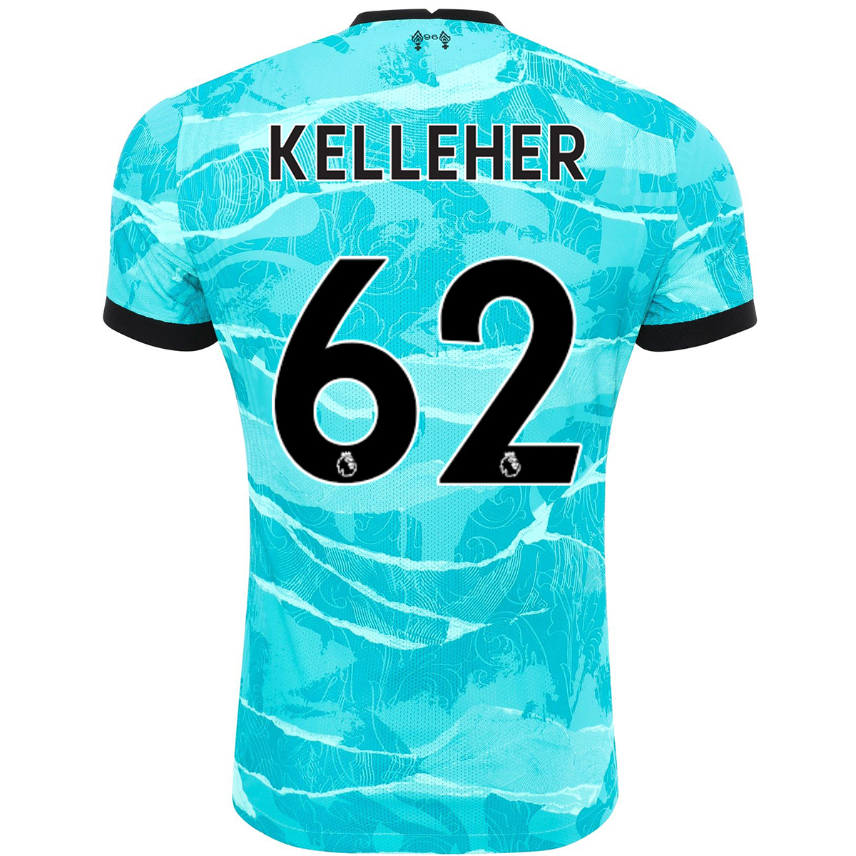 Kinder Fußball Caoimhin Kelleher #62 Auswärtstrikot Blau Trikot 2020/21 Hemd