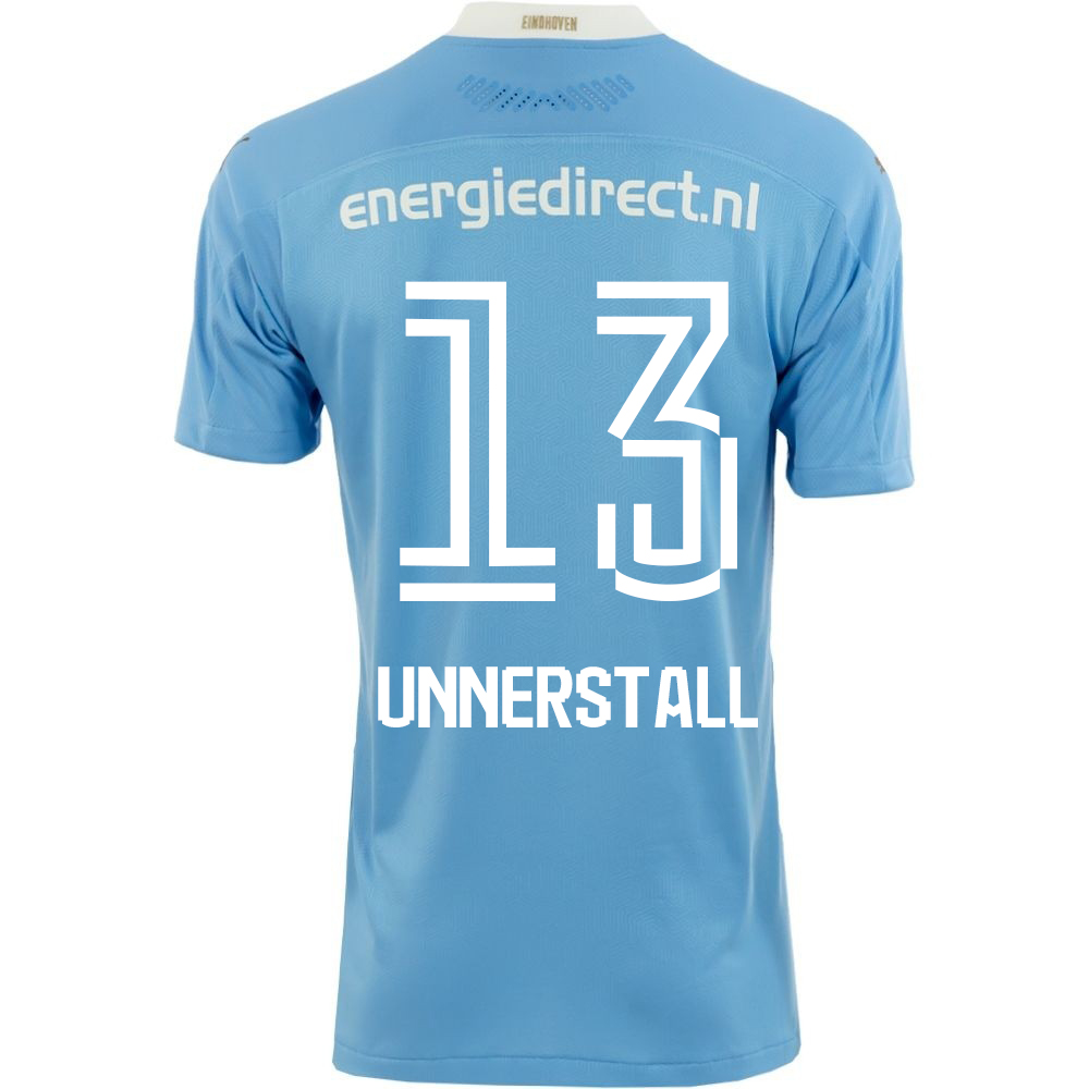 Kinder Fußball Lars Unnerstall #13 Auswärtstrikot Blau Trikot 2020/21 Hemd