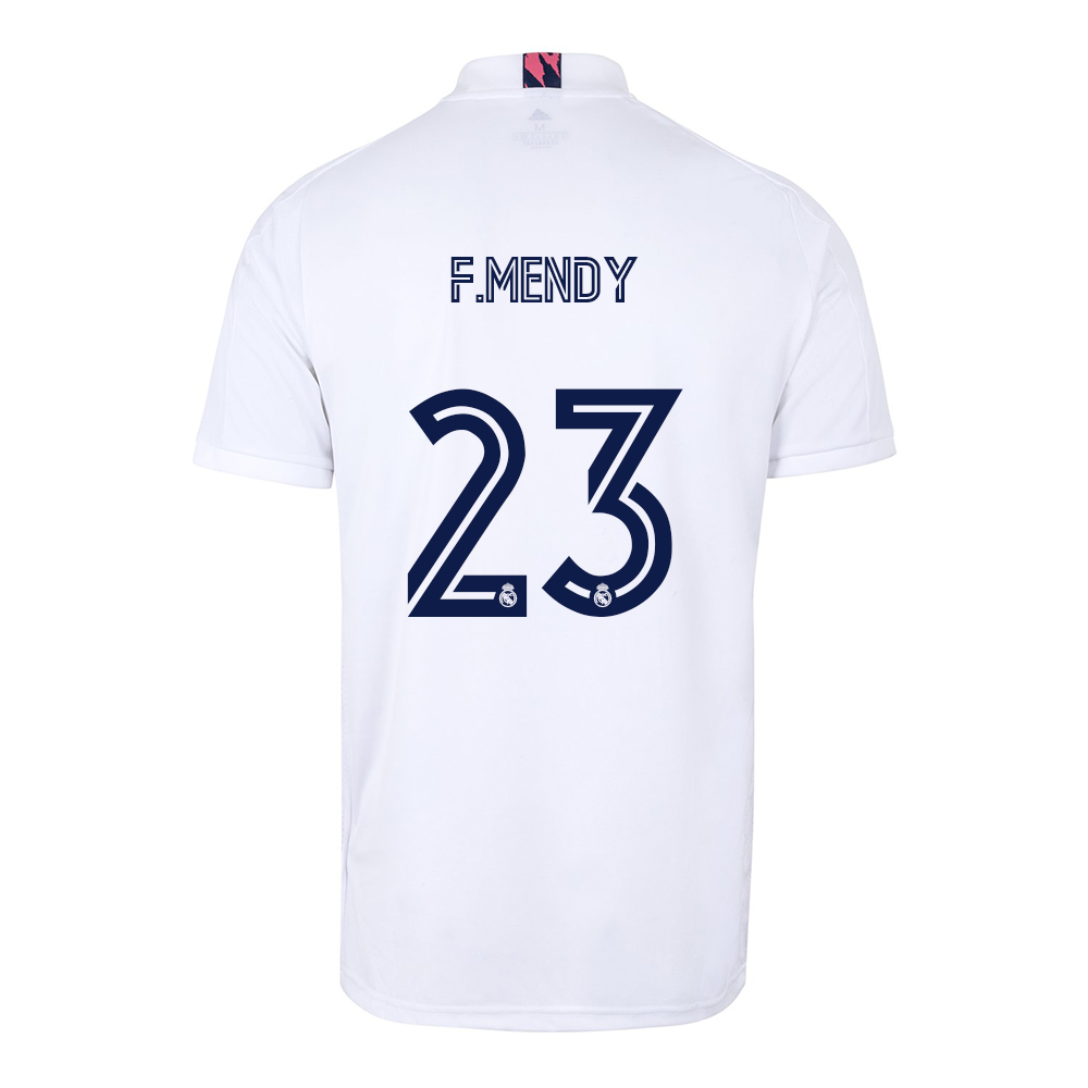 Kinder Fußball Ferland Mendy #23 Heimtrikot Weiß Trikot 2020/21 Hemd