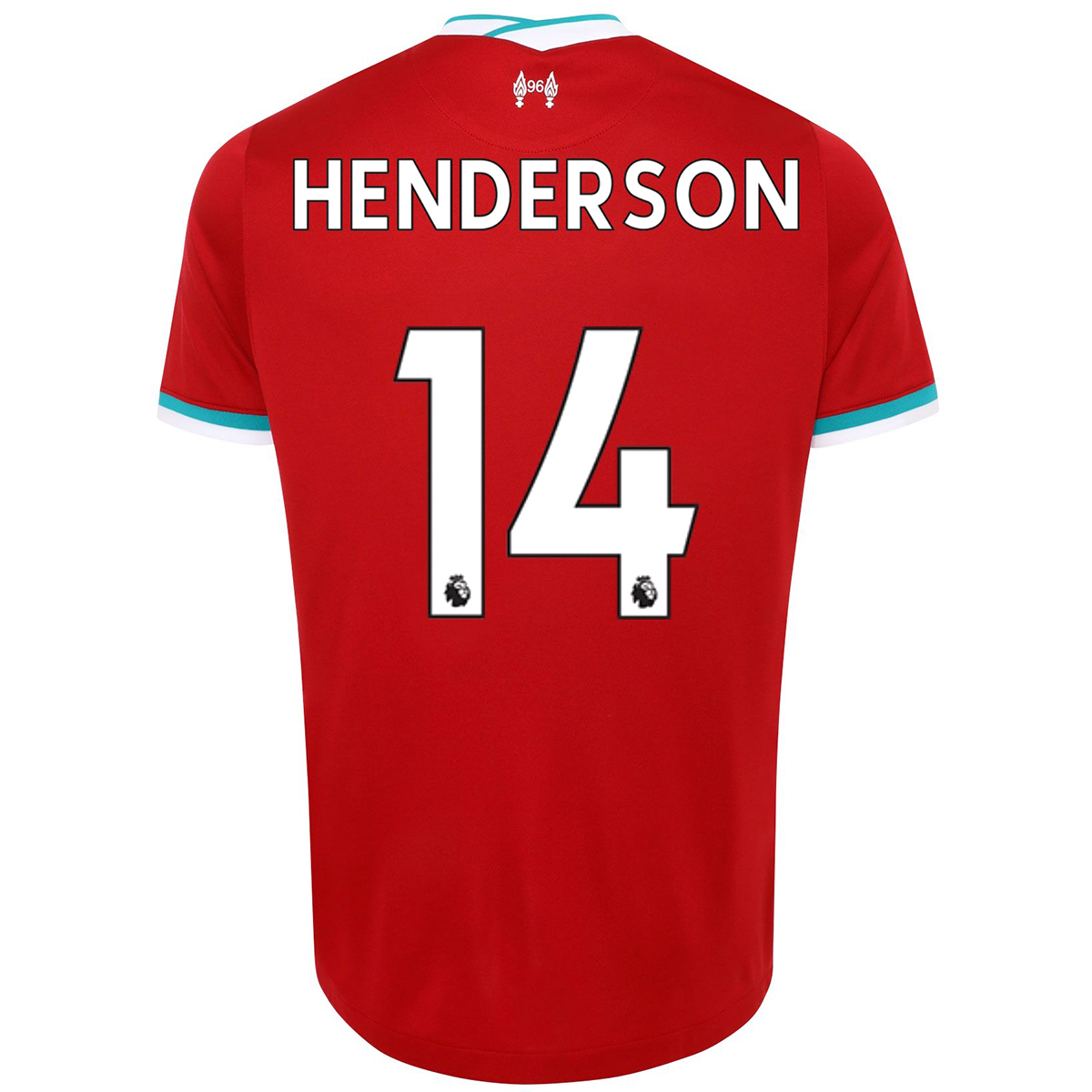 Kinder Fußball Jordan Henderson #14 Heimtrikot Rot Trikot 2020/21 Hemd