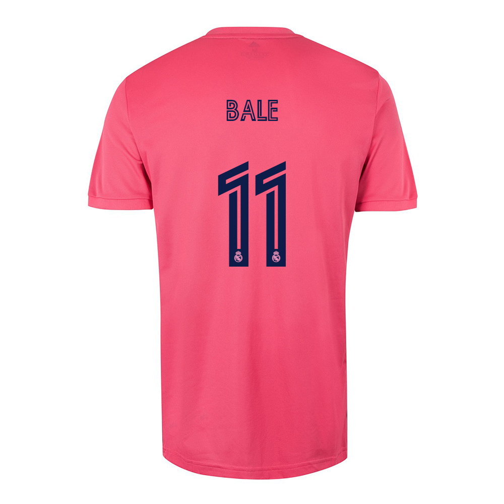 Kinder Fußball Gareth Bale #11 Auswärtstrikot Rosa Trikot 2020/21 Hemd