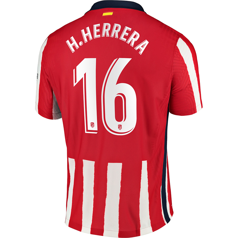 Kinder Fußball Hector Herrera #16 Heimtrikot Rot Trikot 2020/21 Hemd