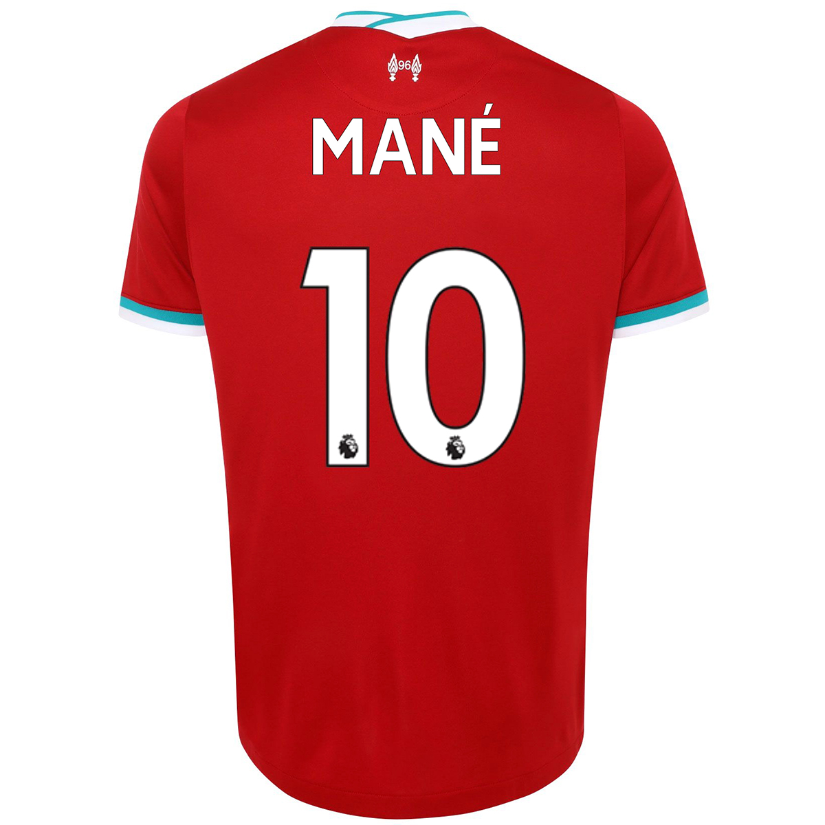 Kinder Fußball Sadio Mane #10 Heimtrikot Rot Trikot 2020/21 Hemd