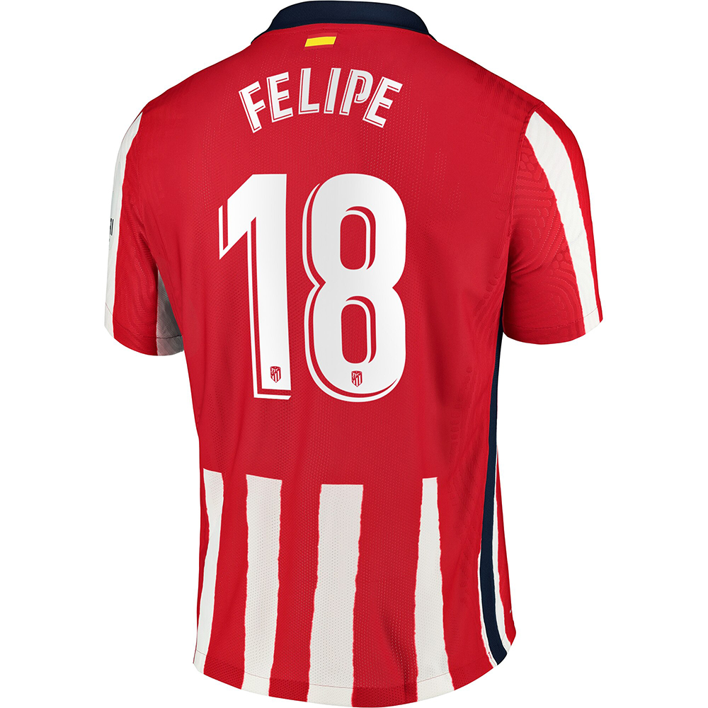 Kinder Fußball Felipe #18 Heimtrikot Rot Trikot 2020/21 Hemd