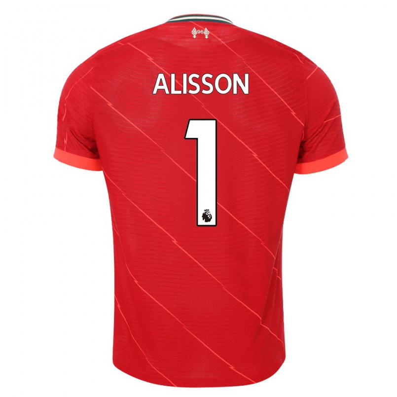 Herren Fußball Alisson #1 Rot Heimtrikot Trikot 2021/22 T-shirt