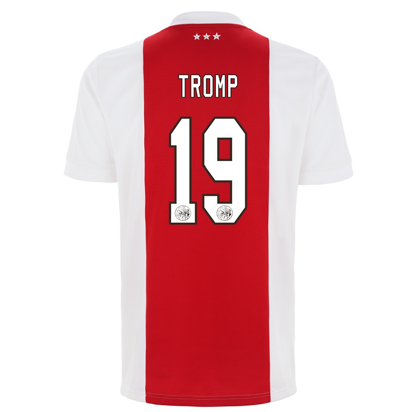 Herren Fußball Nikita Tromp #19 Rot-weib Heimtrikot Trikot 2021/22 T-shirt