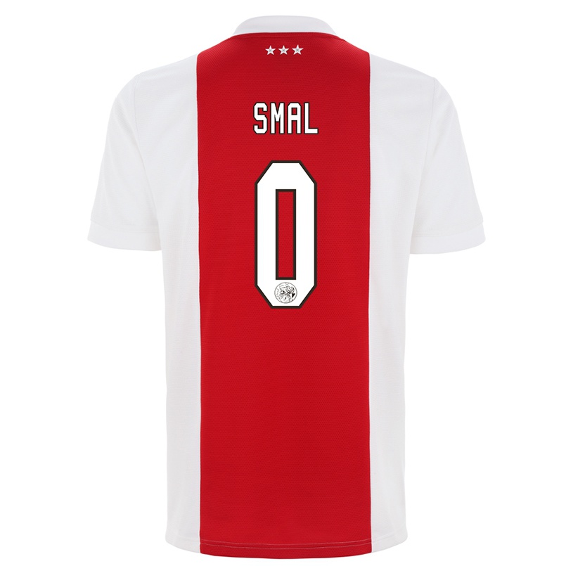 Herren Fußball Stefan Smal #0 Rot-weib Heimtrikot Trikot 2021/22 T-shirt