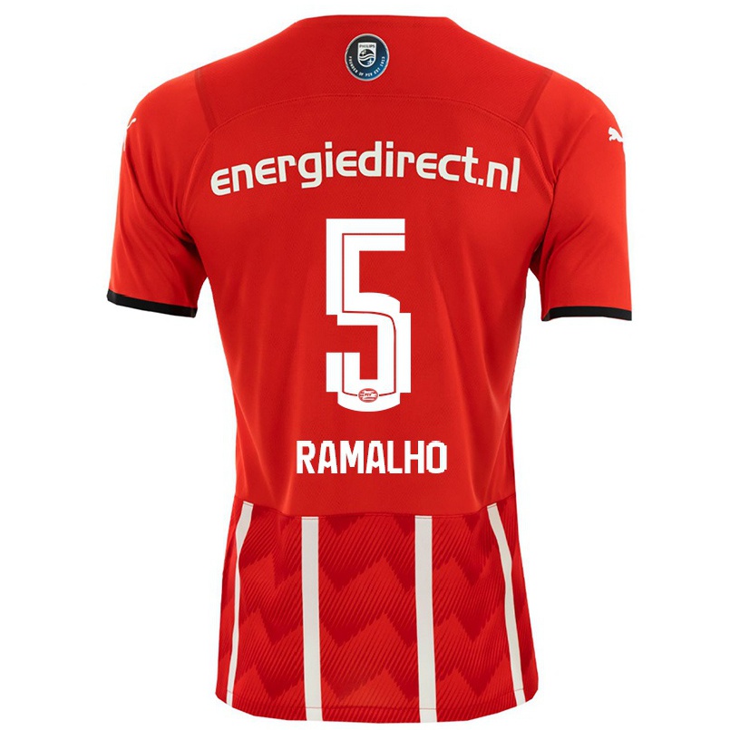 Herren Fußball Andre Ramalho #5 Rot Heimtrikot Trikot 2021/22 T-shirt