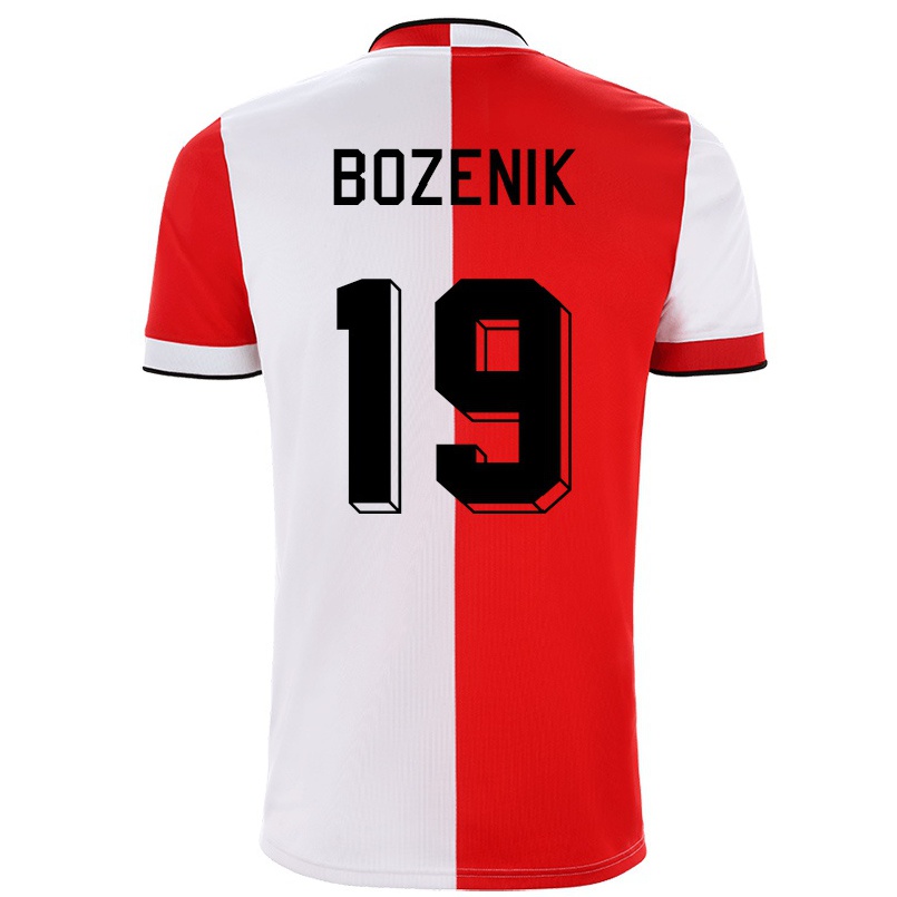 Herren Fußball Robert Bozenik #19 Rot-weib Heimtrikot Trikot 2021/22 T-shirt