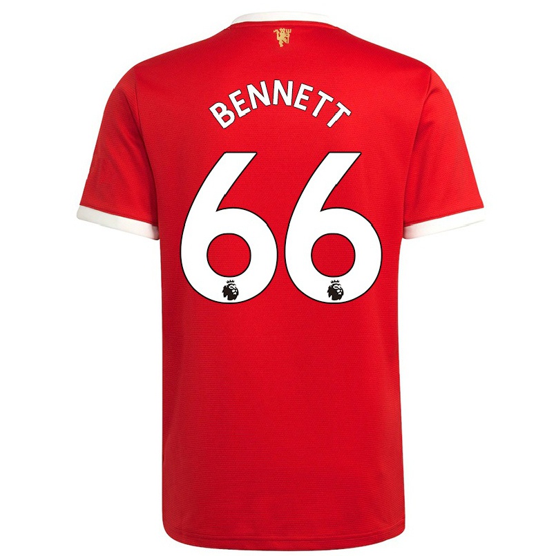 Herren Fußball Rhys Bennett #66 Rot Heimtrikot Trikot 2021/22 T-shirt