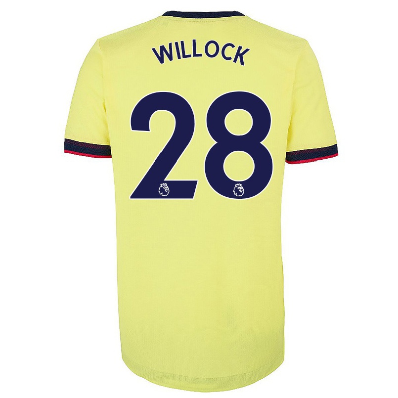 Herren Fußball Joe Willock #28 Rot-weib Heimtrikot Trikot 2021/22 T-shirt