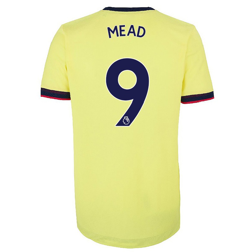 Herren Fußball Beth Mead #9 Rot-weib Heimtrikot Trikot 2021/22 T-shirt