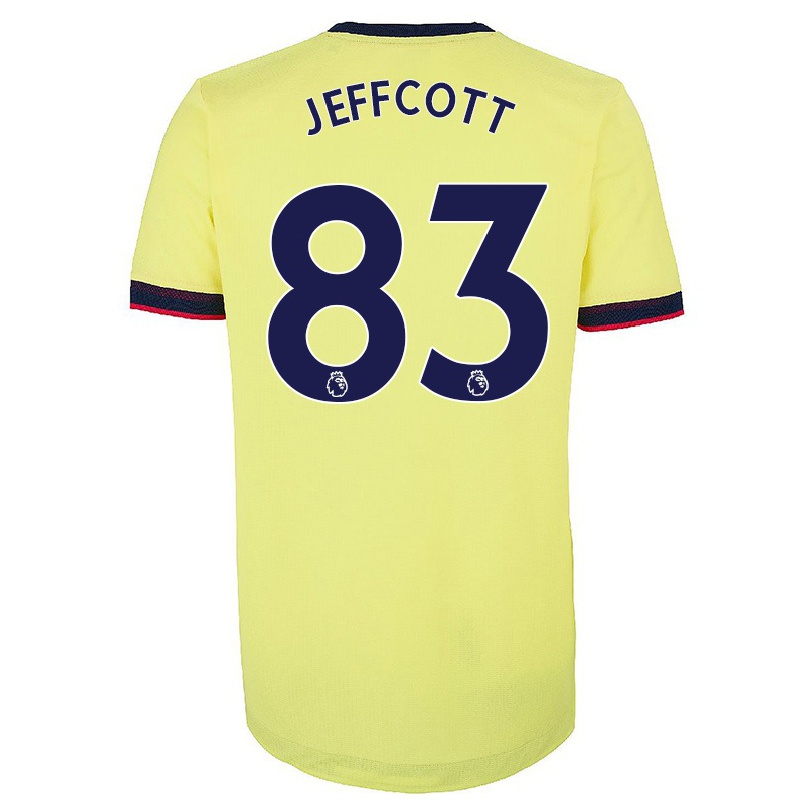 Herren Fußball Henry Jeffcott #83 Rot-weib Heimtrikot Trikot 2021/22 T-shirt
