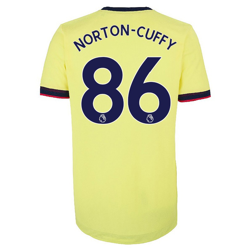 Herren Fußball Brooke Norton-cuffy #86 Rot-weib Heimtrikot Trikot 2021/22 T-shirt