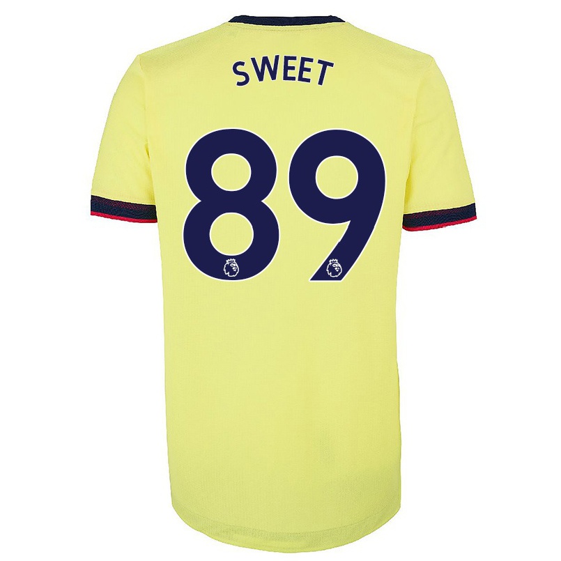 Herren Fußball James Sweet #89 Rot-weib Heimtrikot Trikot 2021/22 T-shirt