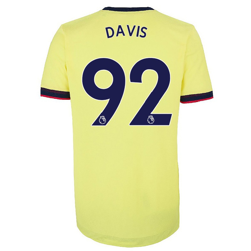 Herren Fußball Henry Timi Davis #92 Rot-weib Heimtrikot Trikot 2021/22 T-shirt