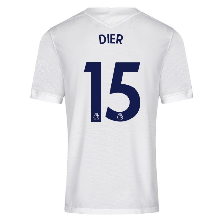 Herren Fußball Eric Dier #15 Weiß Heimtrikot Trikot 2021/22 T-shirt