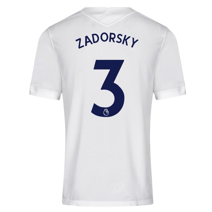 Herren Fußball Shelina Zadorsky #3 Weiß Heimtrikot Trikot 2021/22 T-shirt