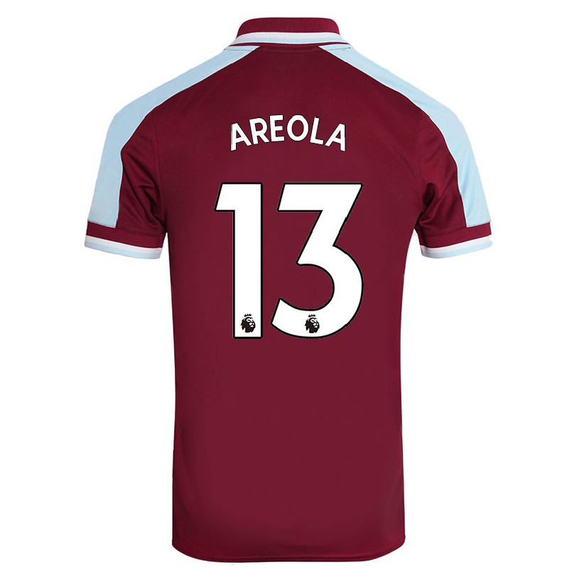 Herren Fußball Alphonse Areola #13 Kastanienbraun Heimtrikot Trikot 2021/22 T-shirt