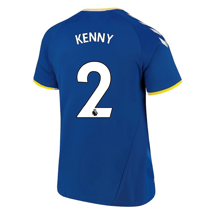 Herren Fußball Jonjoe Kenny #2 Königsblau Heimtrikot Trikot 2021/22 T-shirt