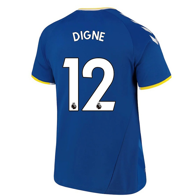 Herren Fußball Lucas Digne #12 Königsblau Heimtrikot Trikot 2021/22 T-shirt