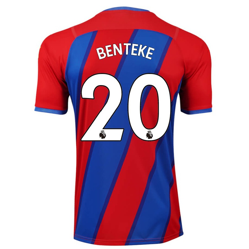 Herren Fußball Christian Benteke #20 Königsblau Heimtrikot Trikot 2021/22 T-shirt
